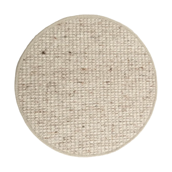 Tisca Tapis rond Greenland Swift Ecru nr. 32, Ø250 cm