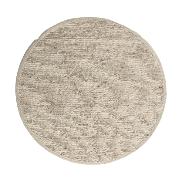 Tisca Tapis rond Sierrafil Ecru nr 32, Ø250 cm