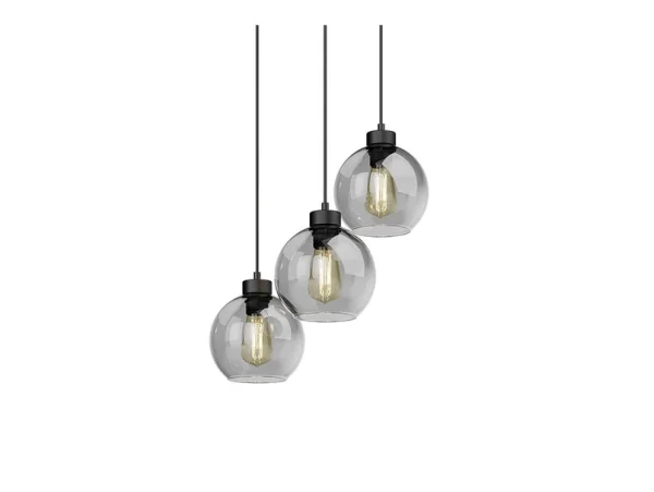 TK Lighting - Cubus 3 Suspension Graphite Euluna