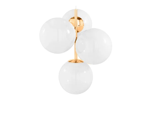 Tom Dixon - Globe Lustre Mini Opal/Gold