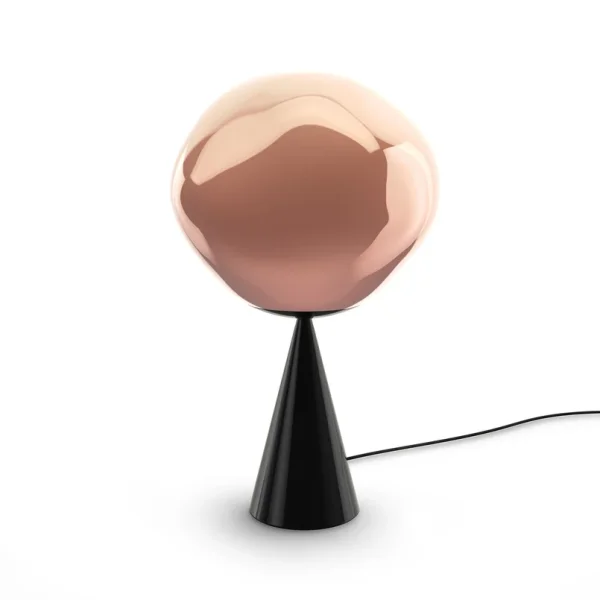 Tom Dixon - lampe à poser Melt Cone Fat Fumée/Noir