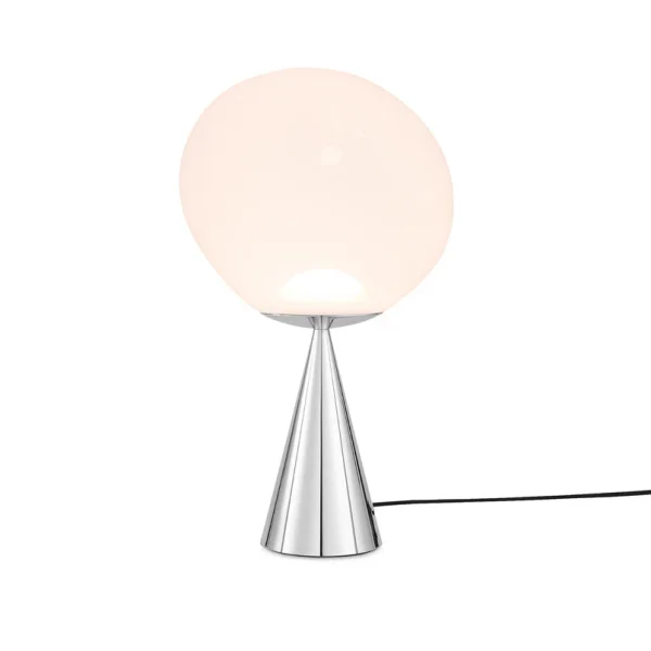 Tom Dixon - Lampe à poser Melt Cone Fat opale/argent