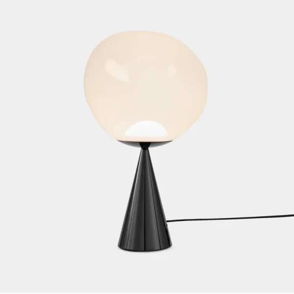 Tom Dixon - Lampe à poser Melt Cone Fat opale/noir