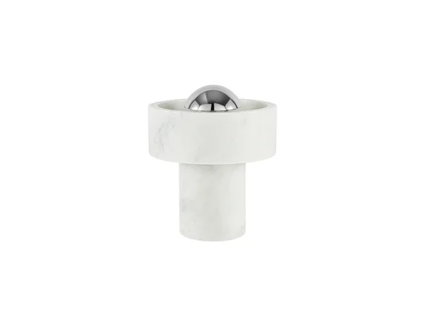 Tom Dixon - Lampe à poser Stone Portable Silver
