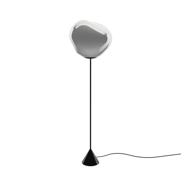 Tom Dixon - Lampe sur pied Melt Cone Slim Silver