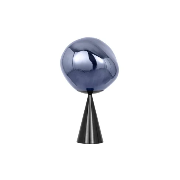 Tom Dixon - Melt Cone Fat Lampe de Table Smoke/Black