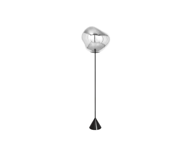 Tom Dixon - Melt Cone Slim Lampadaire Silver