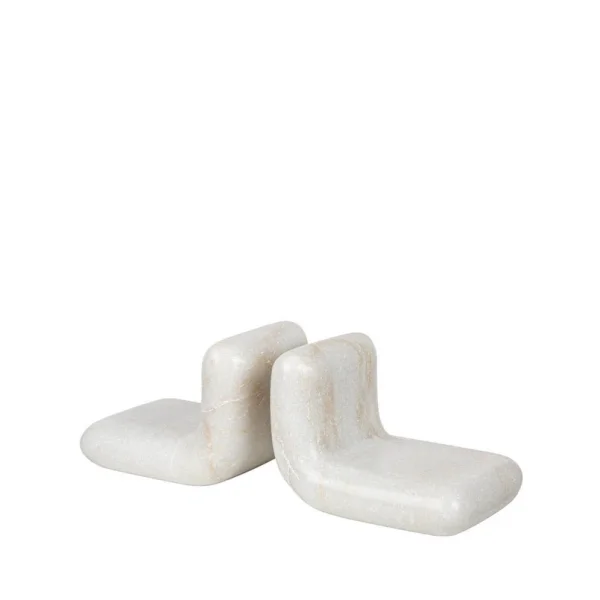 Tom Dixon - Stone Bookends 2 pcs. Sculpture White