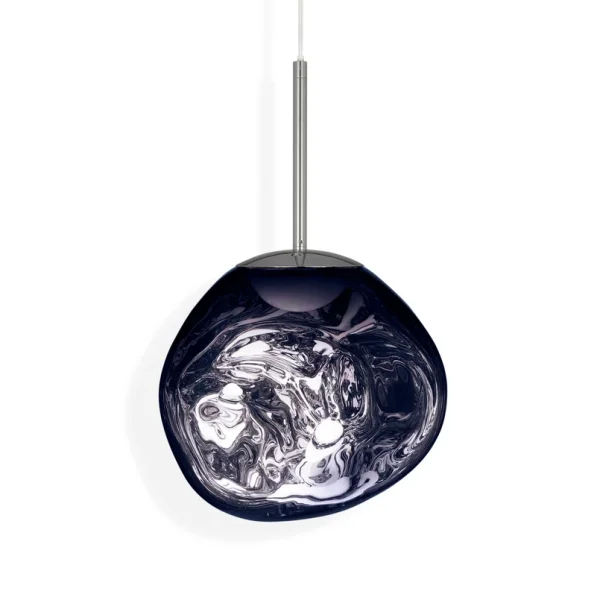 Tom Dixon - Suspension LED Melt Mini, Ø 28 cm, gris fumé