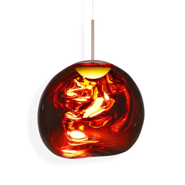 Tom Dixon - Suspension LED Melt, Ø 50 cm, cuivre, plastique