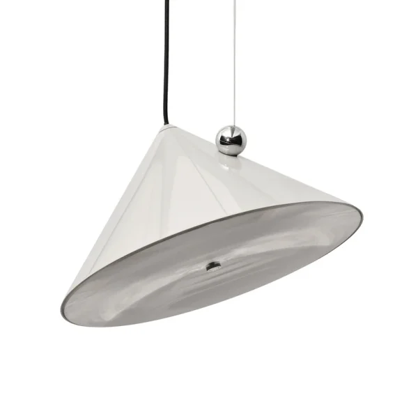 Tom Dixon - Suspension LED Pose gris-beige Ø 43 cm acier dim