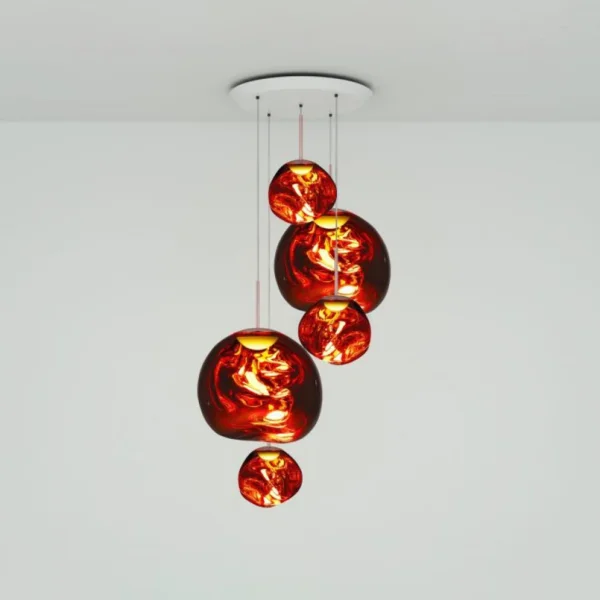 Tom Dixon - Suspension Melt Large Round Ø 95 cm cuivre