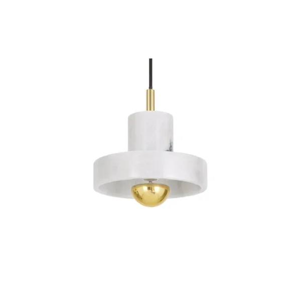 Tom Dixon - Suspension Stone Blanc/Or