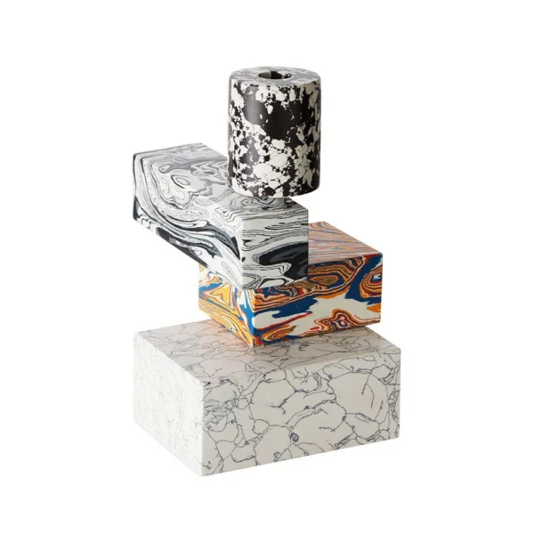 Tom Dixon - Swirl Porte-bougies Multicouleur