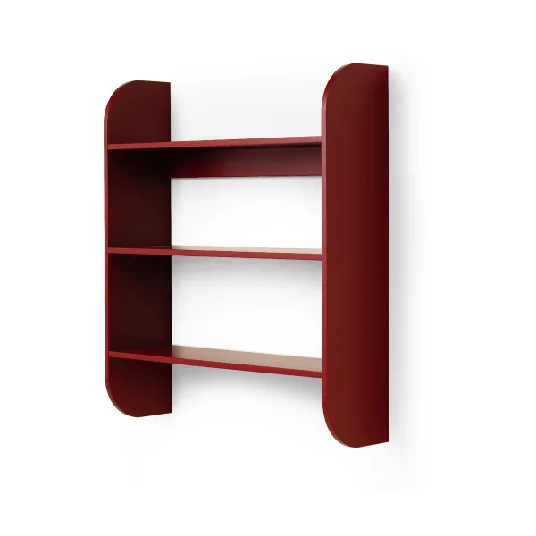 TÔNN furniture Etagère murale Strapats 62x73,6 cm Burgundy