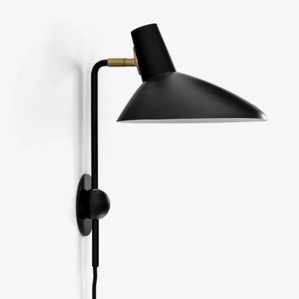 &Tradition - Applique murale Tripod HM12 noir mat