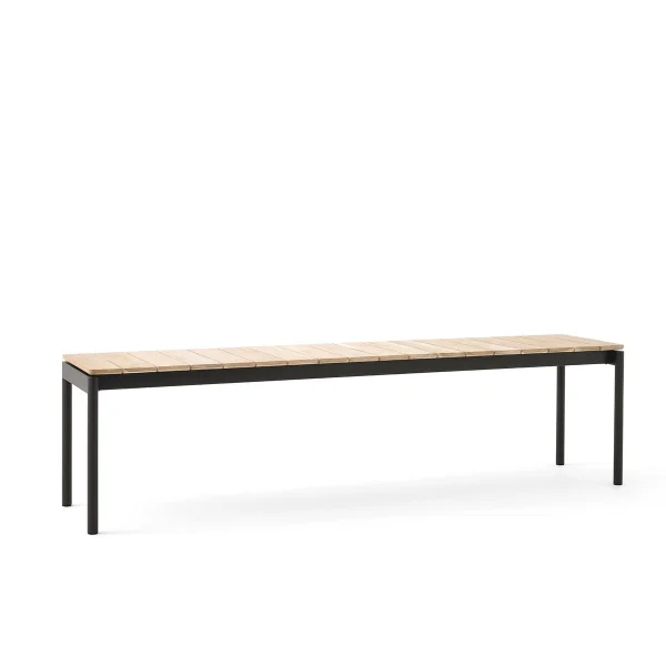 &Tradition Banc Ville AV28 large 180x40 cm Warm black