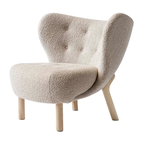 &Tradition Fauteuil Little Petra VB1 Chêne huilé blanc Karakorum