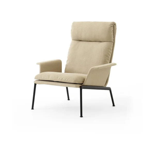 &Tradition Fauteuil lounge Muno LN17 High back Warm black-Clay 0007