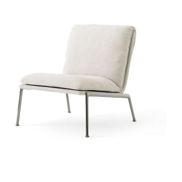 &Tradition Fauteuil lounge Muno LN18 Dark chrome-Cifrado 0221