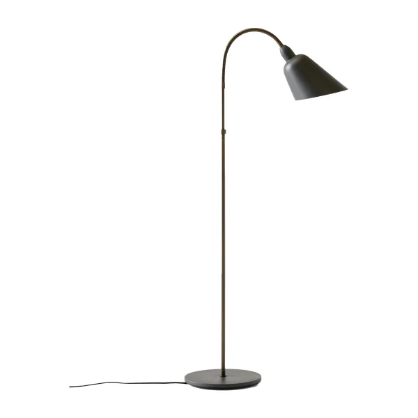 &Tradition Lampadaire Bellevue AJ7 Anniversary Edition Stone grey-bronzed brass