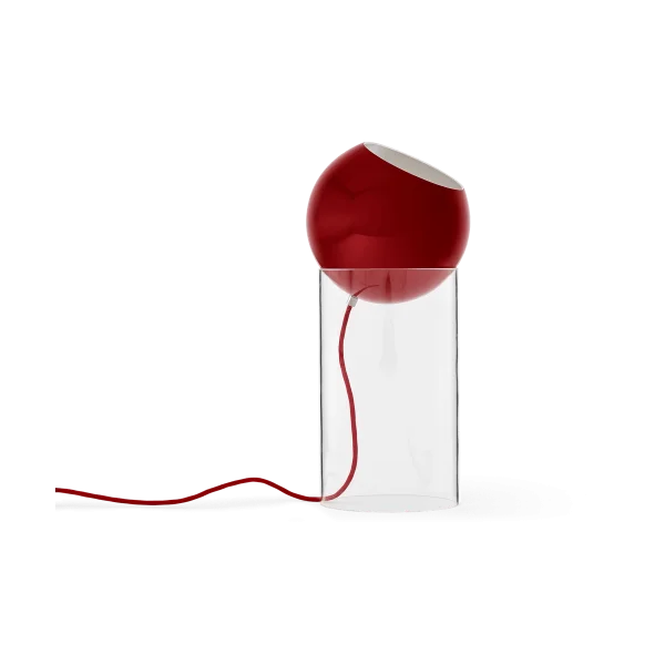 &Tradition Lampadaire Topan VP14 46,5 cm Clear-vermilion red