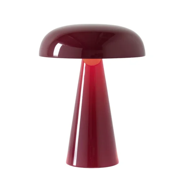&Tradition - lampe à poser portable Como SC53 Rouge Brun