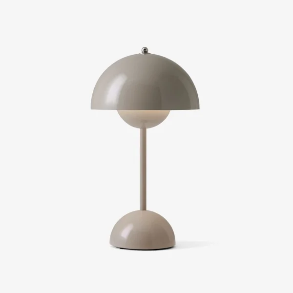 &Tradition - lampe à poser portable Flowerpot VP9 Gris Beige