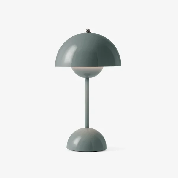 &Tradition - lampe à poser portable Flowerpot VP9 Stone Blue
