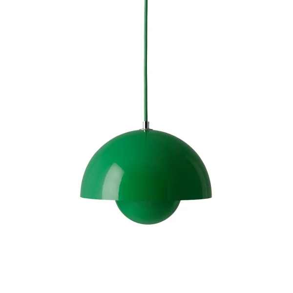 &Tradition Lampe à suspension FlowerPot VP1 Signal green