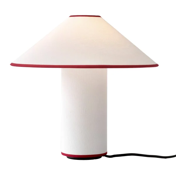 &Tradition Lampe de table Colette ATD6 blanc et merlot