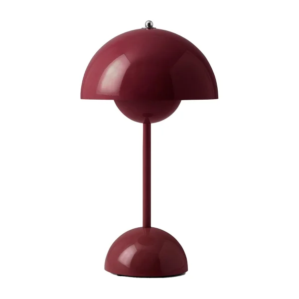 &Tradition Lampe de table Flowerpot portable VP9 Dark plum