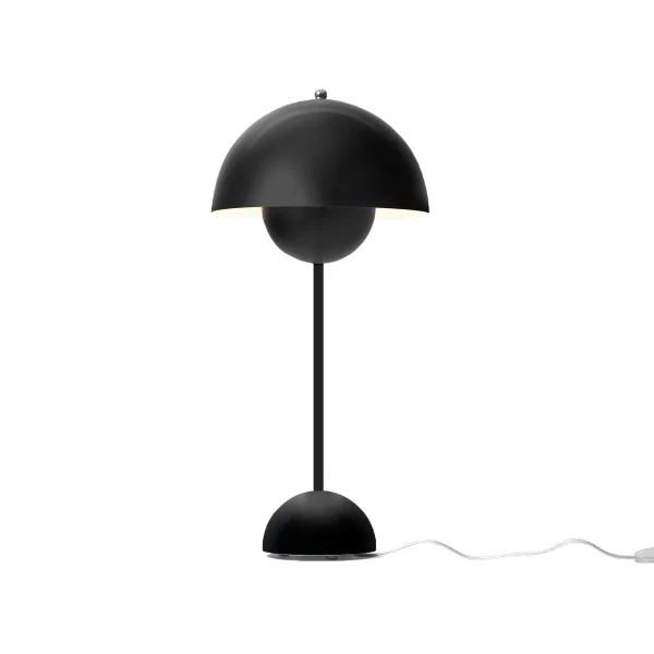 &Tradition Lampe de table FlowerPot VP3 noir mate