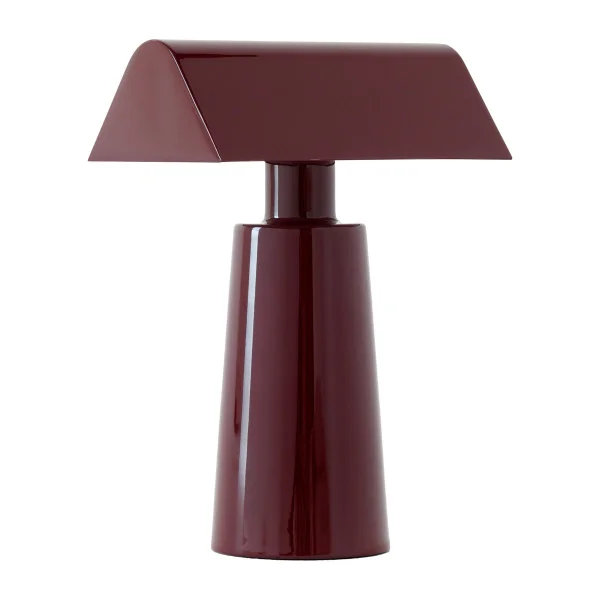 &Tradition Lampe de table portable Caret MF1 Dark burgundy