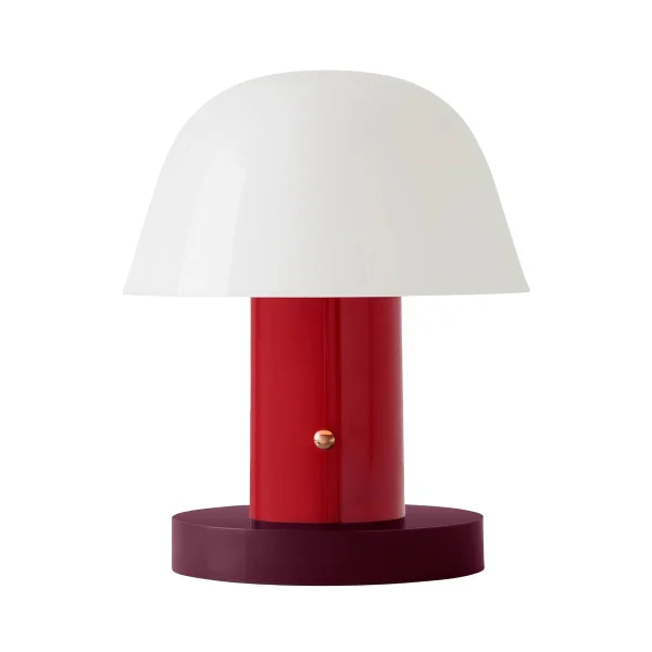 &Tradition Lampe de table Setago JH27 Maroon-grape