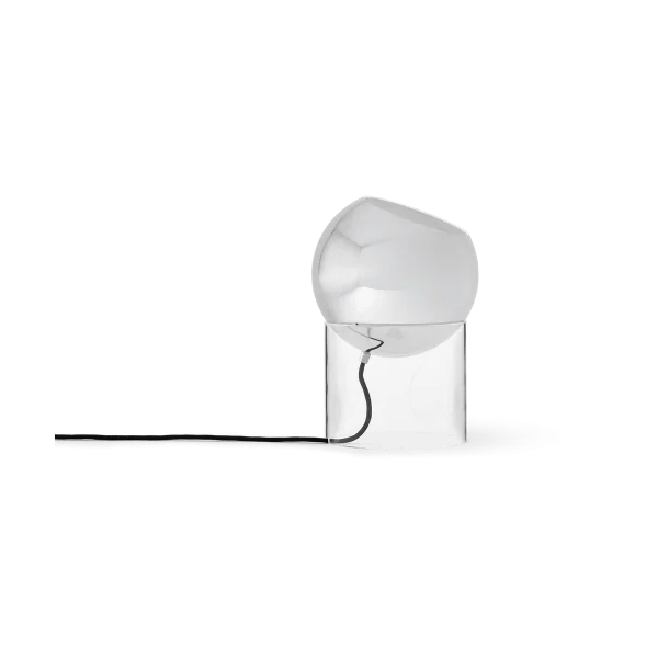 &Tradition Lampe de table Topan VP13 31,5 cm Clear-chrome plated