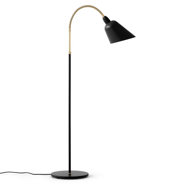 &Tradition Lampe sur pied Bellevue AJ7 Noir-laiton