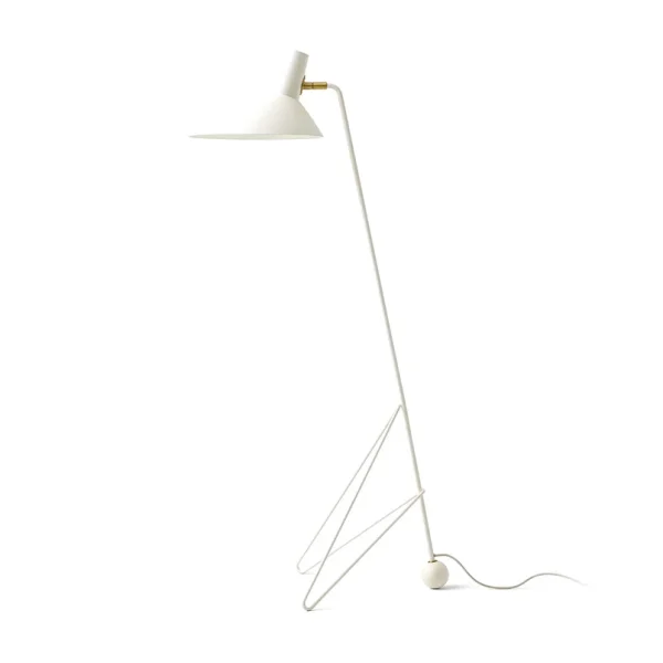 &Tradition - Lampe sur pied Tripod HM8 blanc mat