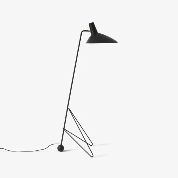 &Tradition - Lampe sur pied Tripod HM8 noir mat