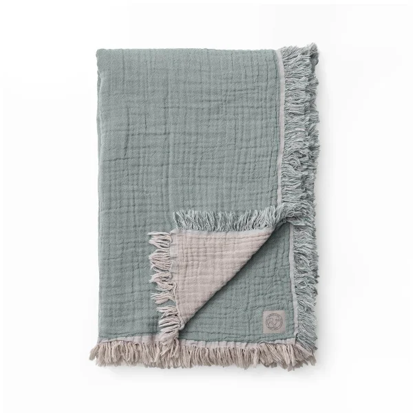 &Tradition Plaid en laine Collect SC33 260x260 cm Cloud & Sage