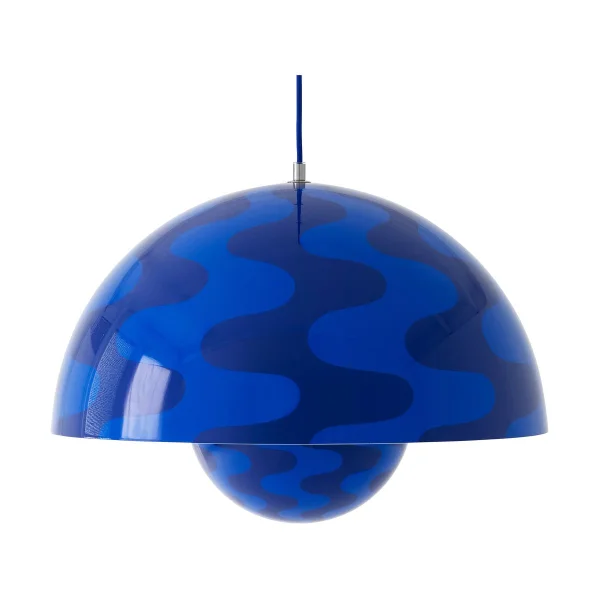 &Tradition Suspension Flowerpot VP2 Cobalt blue-Twilight blue
