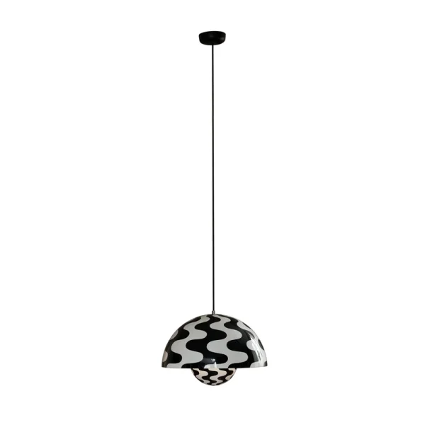 &Tradition - Suspension Flowerpot VP2 noir/blanc