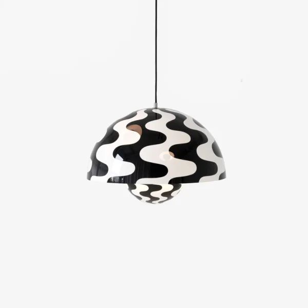 &Tradition - Suspension Flowerpot VP7 Noir/Blanc