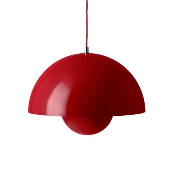 &Tradition - Suspension Flowerpot VP7 Rouge vermillon