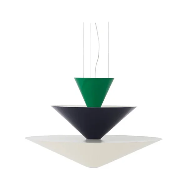 &Tradition - Suspension Gio LN14 Ø 60 cm vert/bleu/blanc