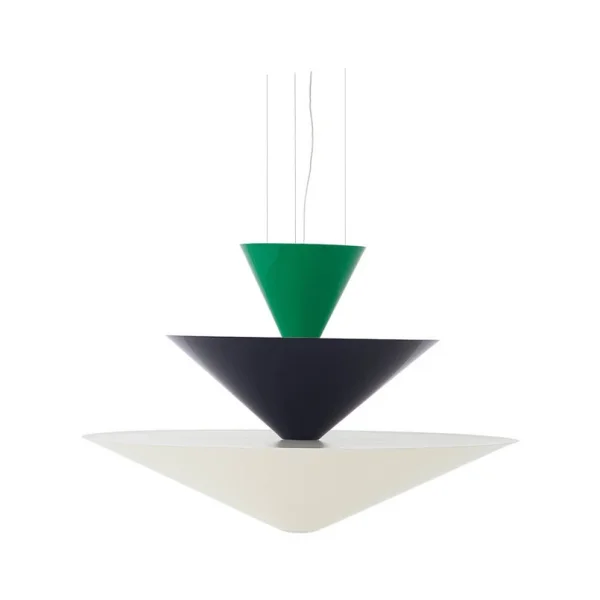 &Tradition - Suspension Gio LN15 Ø 92 cm vert/bleu/blanc