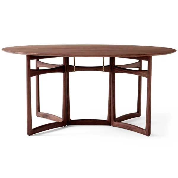 &Tradition Table à manger Drop Leaf HM6 Noyer