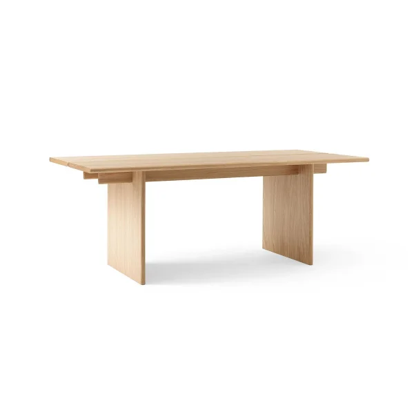 &Tradition Table à manger Ita OS1 avec gestion des câbles 95x200 cm Oak