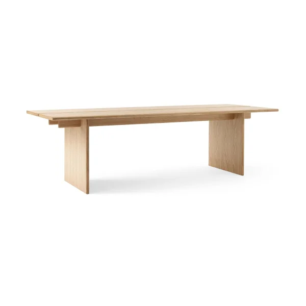 &Tradition Table à manger Ita OS2 avec gestion des câbles 95x260 cm Oak