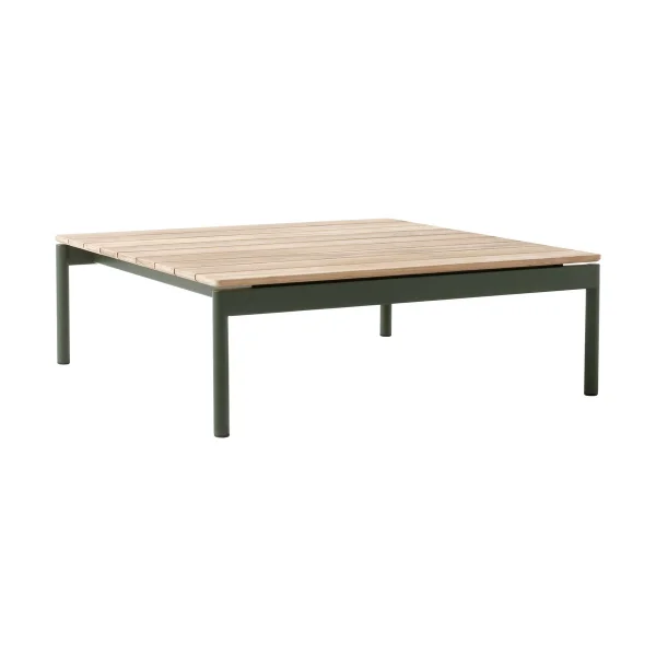 &Tradition Table basse Ville Outdoor AV50 Bronze green-teak